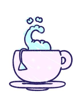 Çay Tebeşiri Çiziminin simli etkisi