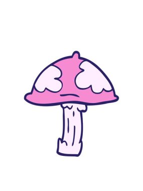 Yanıp sönen çizgisel çizgi çizgi çizgi film animasyonu zehirli zehirli mantar dışkısı