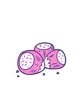 Yanıp sönen radyal çizgiler çizgi film fındıkları animasyonu