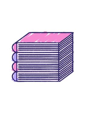 Okul Kitapları Tebeşir Çiziminin dönen hareket animasyonu