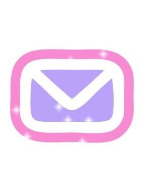 Zarf harf sembolü tasarımının simge etkisi