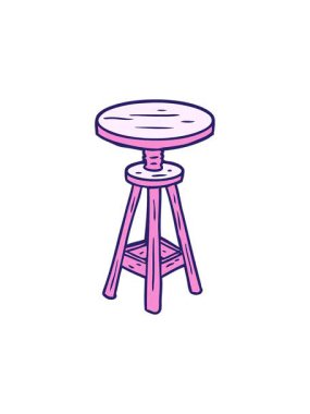 Çizgi film ayarlanabilir sanatçı taburesinin yıldız patlaması etkisi animasyonu