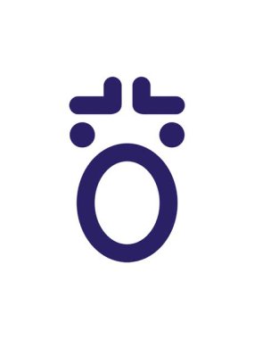 Basit bağıran yüz simgesinin dönen hareket animasyonu