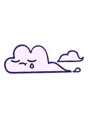 Bulut Tebeşiri Çiziminin Hareketli Canlandırması