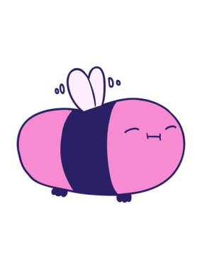 Mutlu çizgi film arılarının ışık efektleri