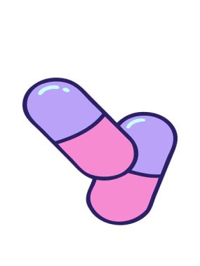 Dövmenin hareketli animasyonu geleneksel hap stilinde.