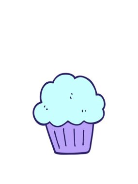 Çizgi film kekinin zıplama hareketi.