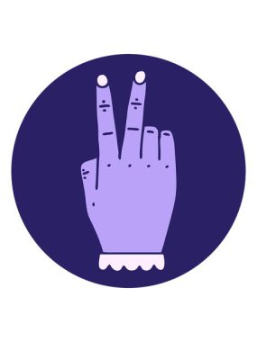 El kaldırma simgesinin hareketini salla ve duraklat