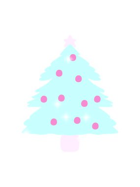 Noel ağacı çiziminin ışıltı etkisi