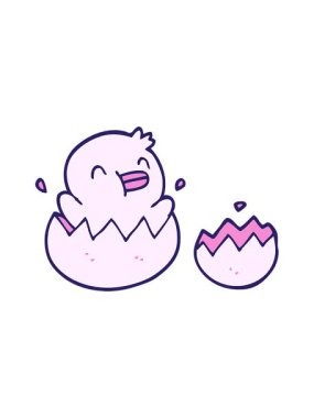 Sevimli karikatür karikatürünün animasyonunu aç.