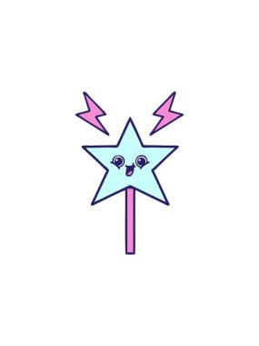 Sihirli bir değneğin çizgi filminin bölünme etkisi