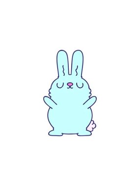 Garip çizgi film tavşanının bölünme etkisi