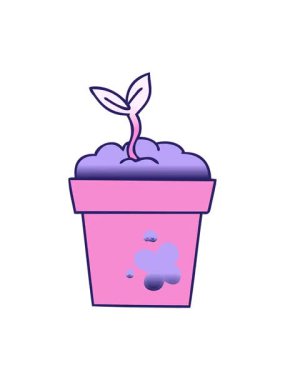 Değişken gölgeli çizgi film fidelerinin titreyen hareketi.