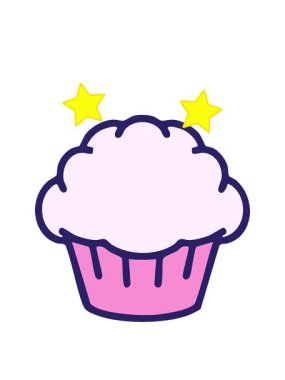 dönen yıldızlar geleneksel Brezilya hindistan cevizli tatlı çiziminin animasyonu