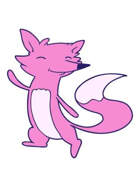 Çizgi film Mutlu Tilki 'nin hareketli animasyonu