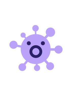 Basit soluk soluğa virüsün hareketli animasyonu