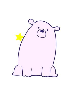 Parıldayan yıldızlar, kutup ayısı çizgi filminin animasyonunu etkiler.