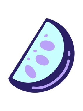 Bir dilim Brezilya limon çizgi filminin animasyonunu durdurup duraklat