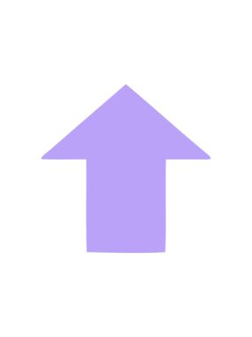 Düz renkli okun çizgi filminin dikkat çekici animasyonu