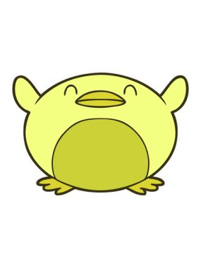 Çizgi film pengueninin renk animasyonu değişiyor