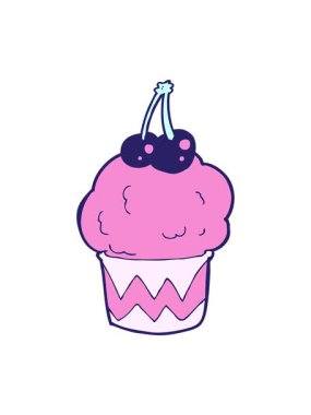 Kek karikatürünün hareketli animasyonu