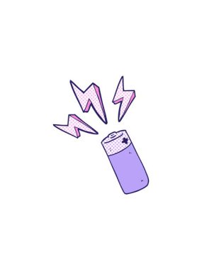 el yapımı karikatür bataryasının gösterişli satış animasyonu