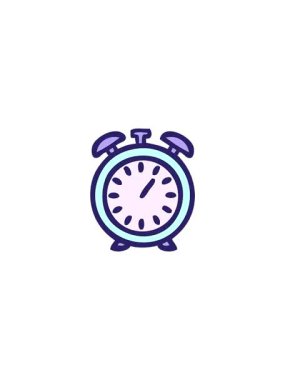 Alarm saatinin deosgn satışının göz alıcı animasyonu