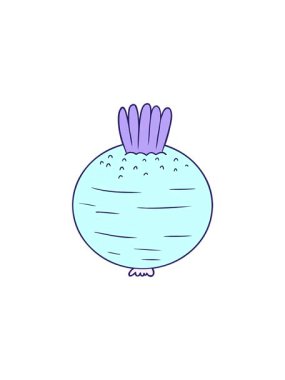 Karikatür şalgamının satış animasyonu