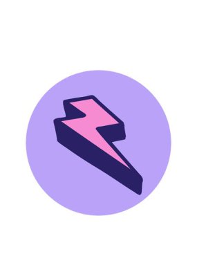 Yanıp sönen radyal çizgiler yıldırım tasarımının animasyonu