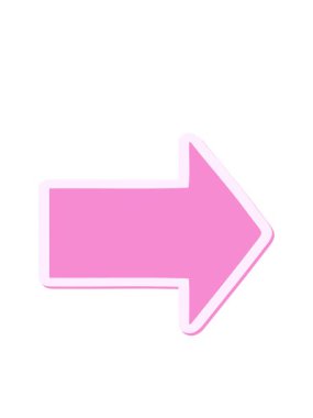 ok etiketi çizgi filminin hareketli animasyonu