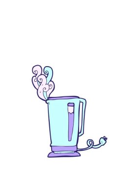 Çaydanlığın çizgi film çiziminin animasyonunu genişletiyorum.