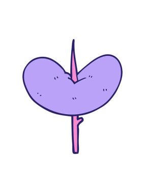 Bir sosisin karikatür karalamalarının hareketli animasyonları