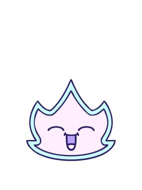 Sevimli bir ateş çizgi filminin animasyonunu uzatıyorum.