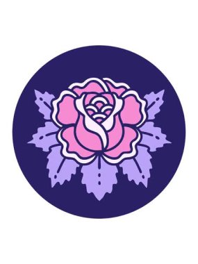 Gül tasarımının basınçlı canlandırması