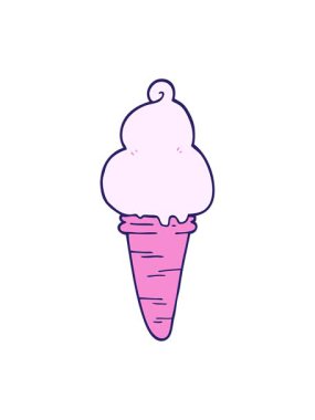 karikatür karikatür dondurmasının hareketli animasyonu