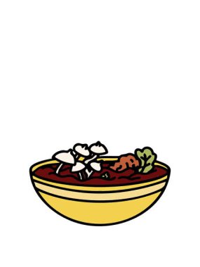 Japon kâsesinde marine edilmiş mantarların animasyonunu genişletiyorum.