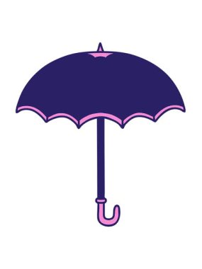 Dövmenin hareketli animasyonunu geleneksel bir şemsiye stilinde salla