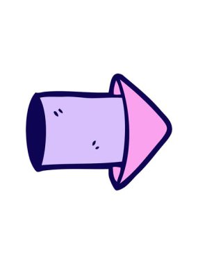 Bir çizgi film havai fişeğinin neon ışık efekti animasyonu