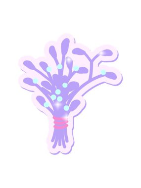 Heceleme etiketi için ökseotunun parlatıcı etkisi