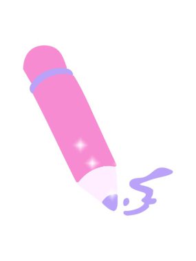 Kalem karalama işaretlerinin parlatıcı etkisi