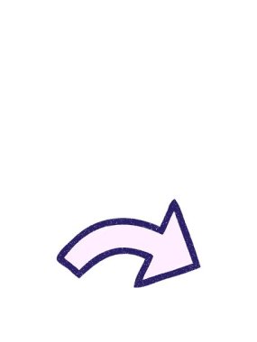 Pointing Arrow Tebeşir Çiziminin zıplama hareketi canlandırması