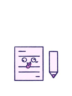 Ofis Kağıdı Kalıplı Çizim Canlandırması