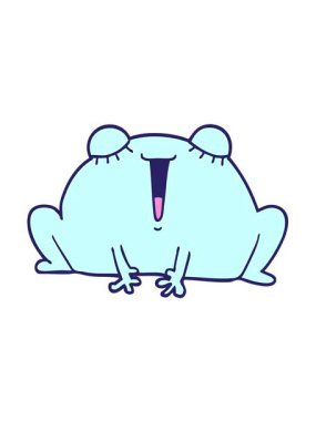 Sevimli kurbağanın titreşimli hareketi