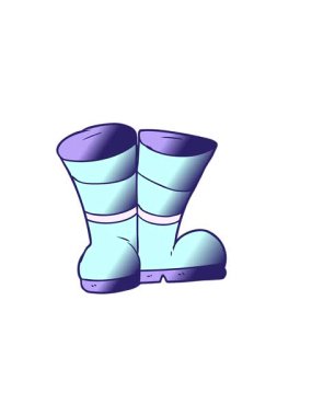 Wellington çizmelerinin yatay titreşimli animasyonu