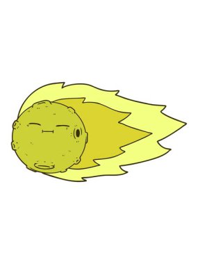 Meteorun renk canlandırması