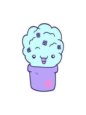 Kavanozdaki çizgi film çalı hareketini salla ve durdur