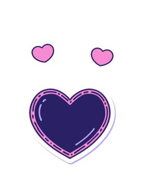 Dövme kalp tasarımının dönen kalp animasyonu