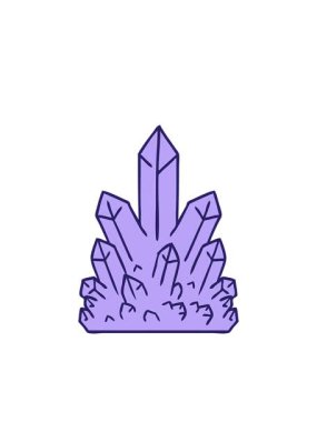 Yanıp sönen radyal çizgiler. El animasyonu. Kristal taşların çizgi film karalaması.