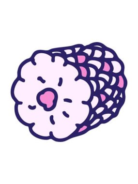 Brezilya mısırının koçan çizimindeki hareketli animasyonu