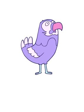 Karikatür papağanının yükselişi ve yüzüşü